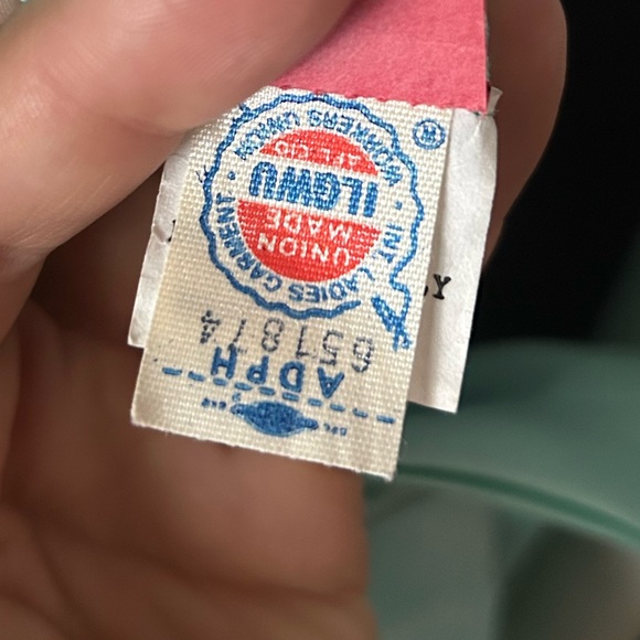 Vintage 60s/70s aqua lace dress - Picture 9 of 11